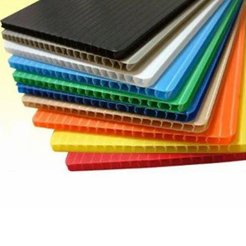 Antistatisch PP golfkartonblad voor magazijnverdeler