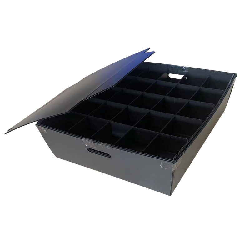 Verdeelde Coroplast PP holle kartonnen hardware sorteerdoos
